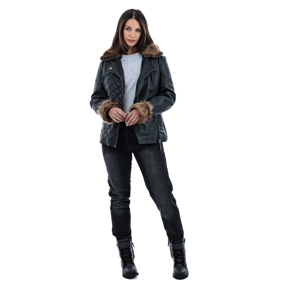 Spada Lancer Leather CE Ladies Jacket Black - Image 11