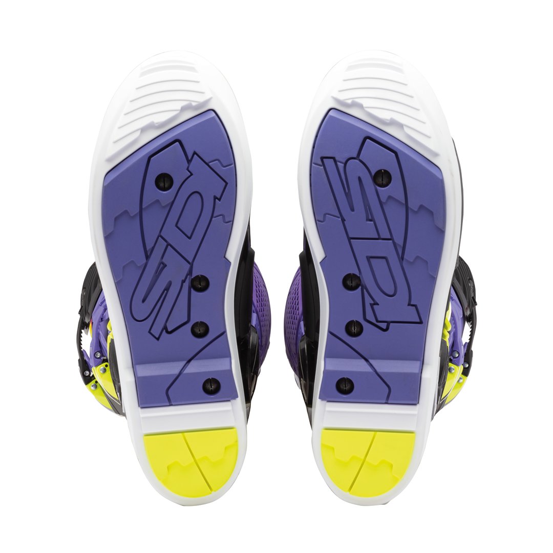 Sidi Crossfire 3 SRS CE Boots Violet/Black/Fluo Yellow - Image 6