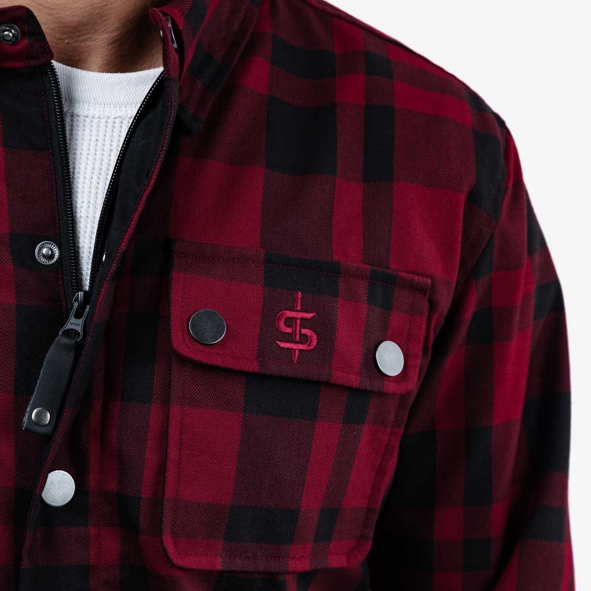 Spada Ember CE Shirt Red/Black - Image 4