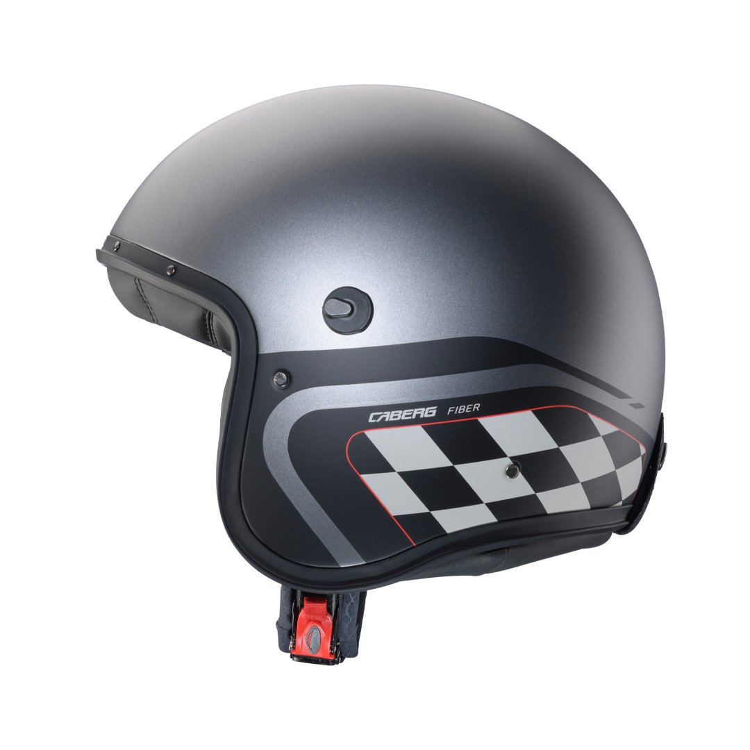 Caberg Freeride X Daytona Matt Gun/Black/White Helmet - Image 2