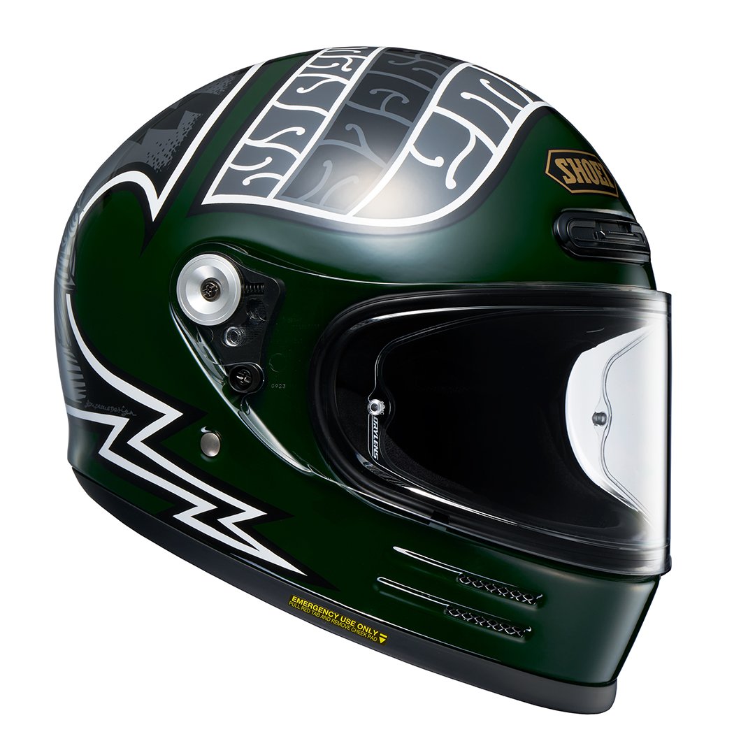 Shoei Glamster 06 Heiwa Motorcycles TC-4 Helmet - Image 3