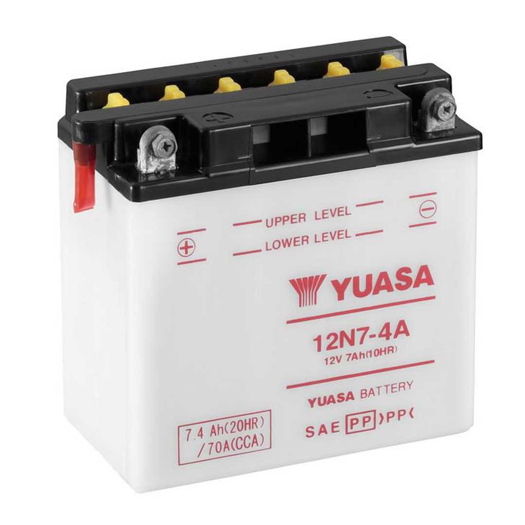 Yuasa Batteries 12N7-4A (CP) With Acid