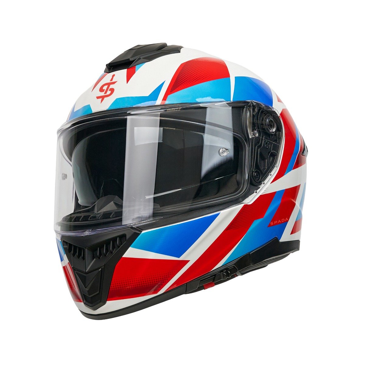 Spada Blade Sabre White/Blue/Red Helmet - Image 2