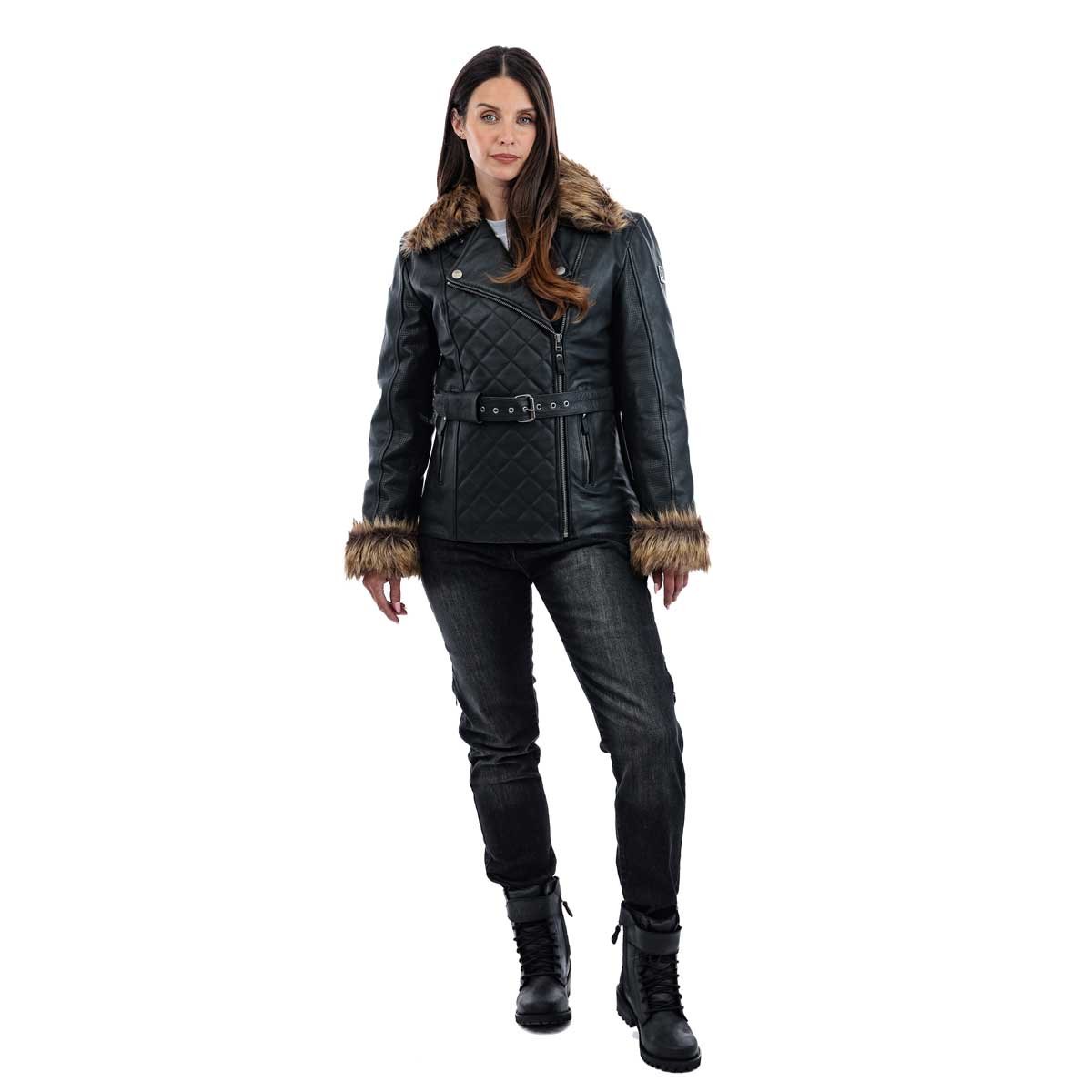 Spada Lancer Leather CE Ladies Jacket Black - Image 7
