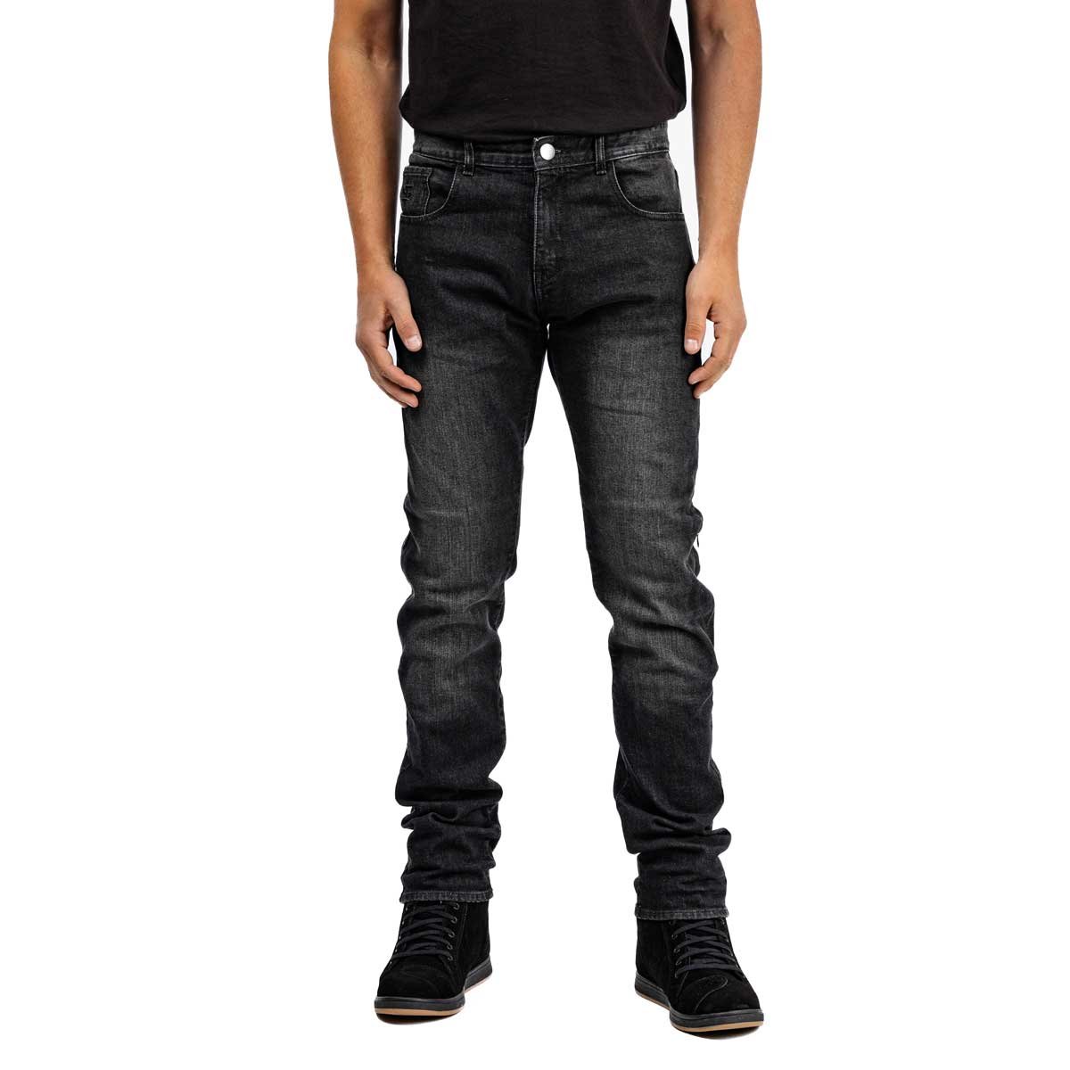 Spada Drifter CE Mens Jeans Washed Black - Image 2