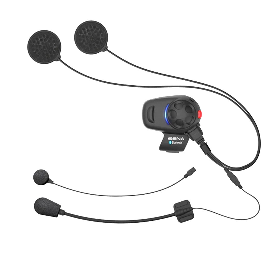 Sena SMH5-10 Bluetooth Headset & Intercom Scooters & M/C with Uni Mic Kit - Image 3