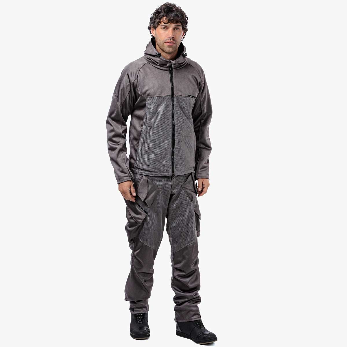 Spada Hooded Air CE Jacket Ultimate Grey - Image 3