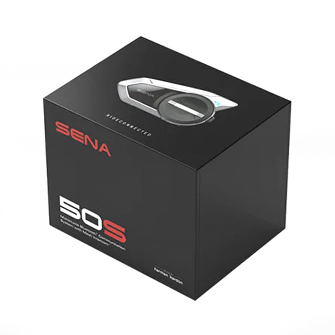 Sena 50S-10 Motorcycle Bluetooth Mesh Communication System - Image 4