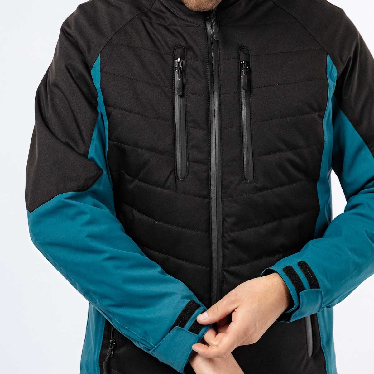 Spada Tino CE WP Quilted Jacket Black/Coral - Image 11