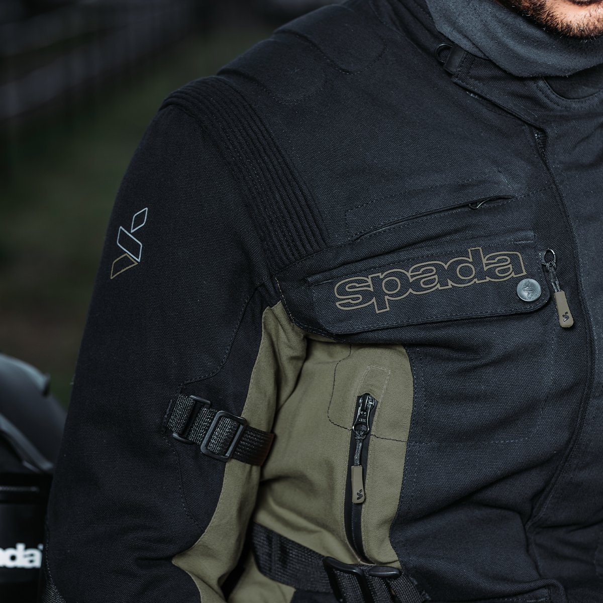 Spada Ascent V3 CE WP Jacket Black/Green - Image 3