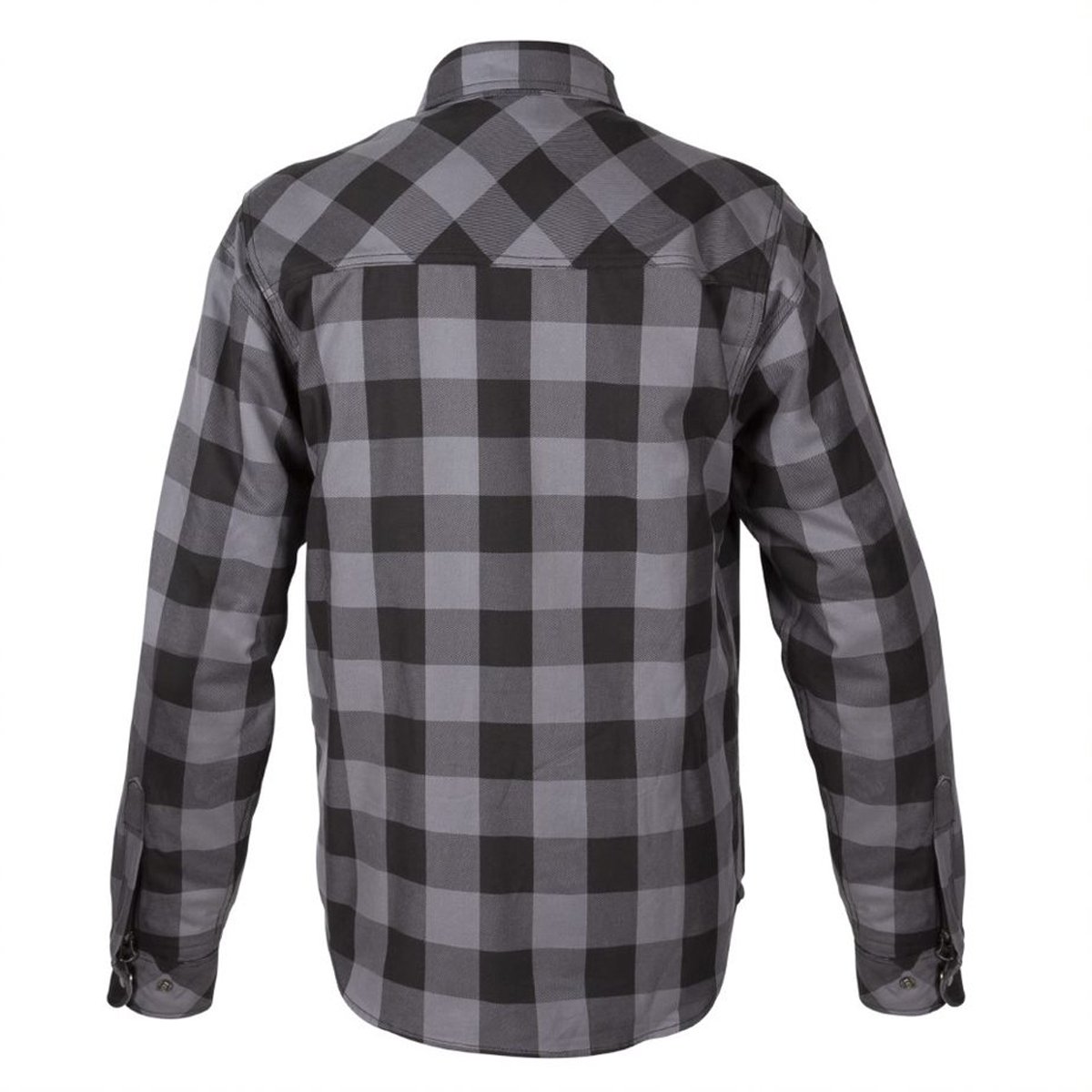 Spada Maine CE Jacket Black And Grey Check Shirt - Image 4