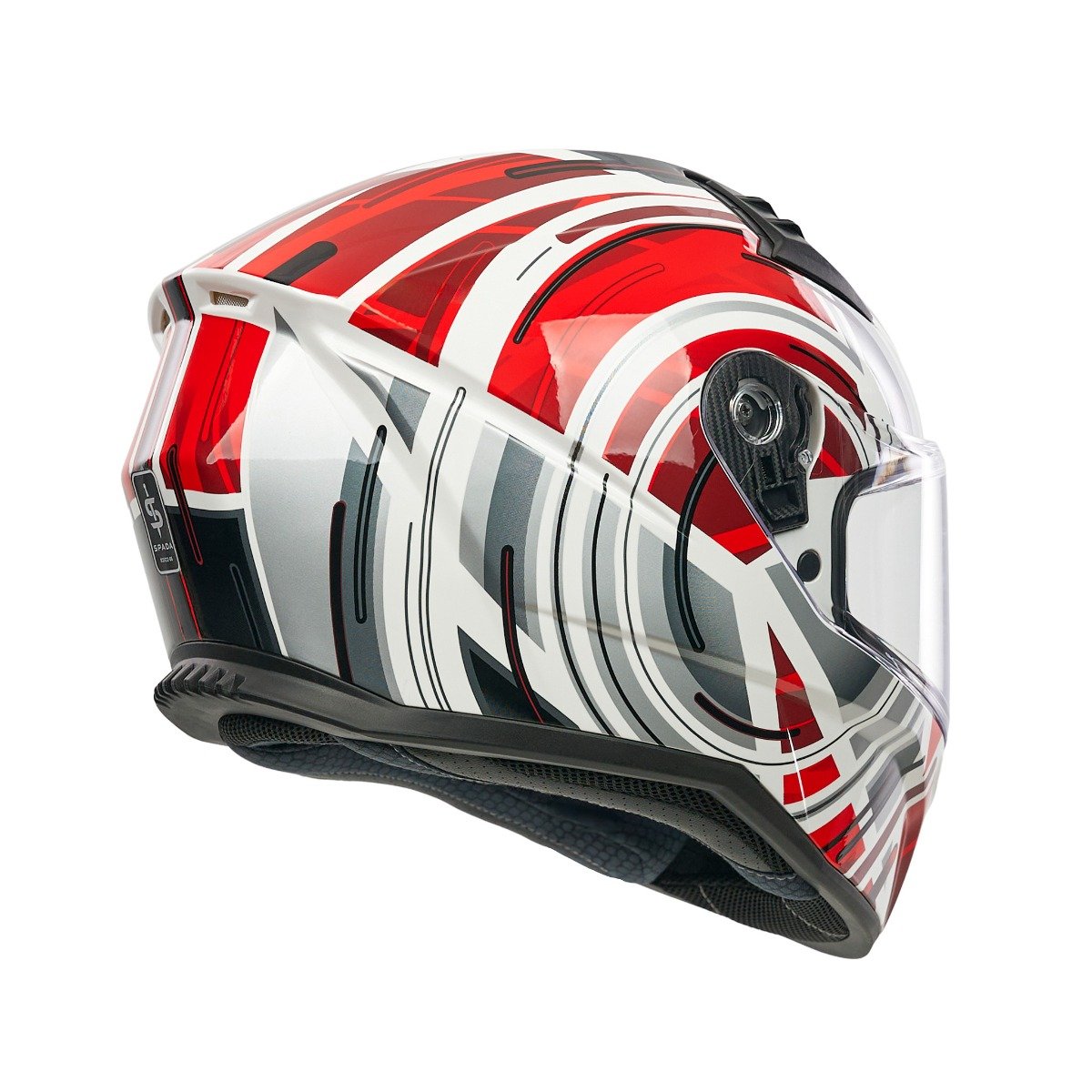 Spada Raiden 3 Cyclone Red Helmet - Image 6