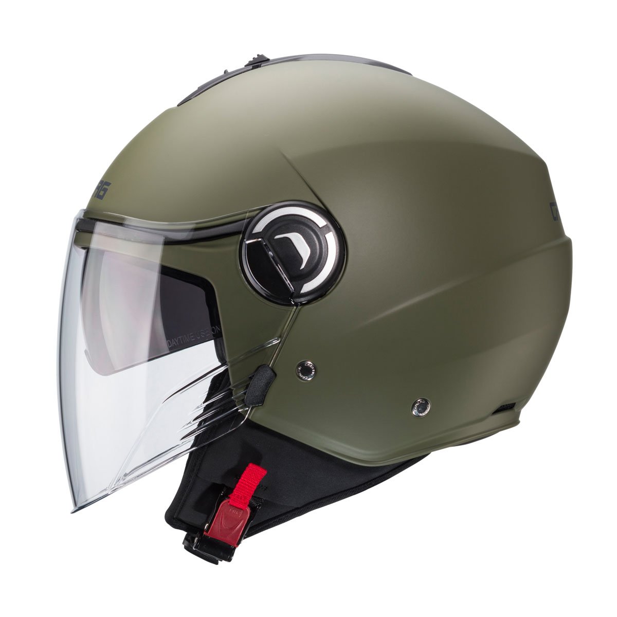 Caberg Riviera V4X Matt Military Green Helmet - Image 2