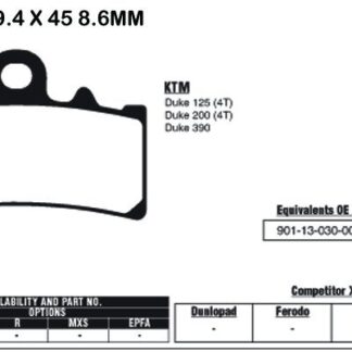 EBC Brake Pads FA606