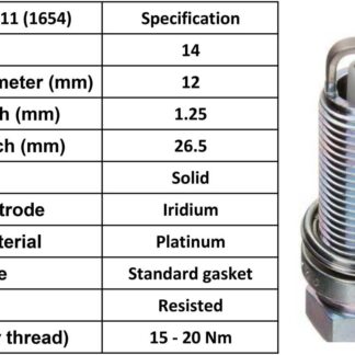 NGK Spark Plug ILZKAR7B11 Plugs [Box 4]