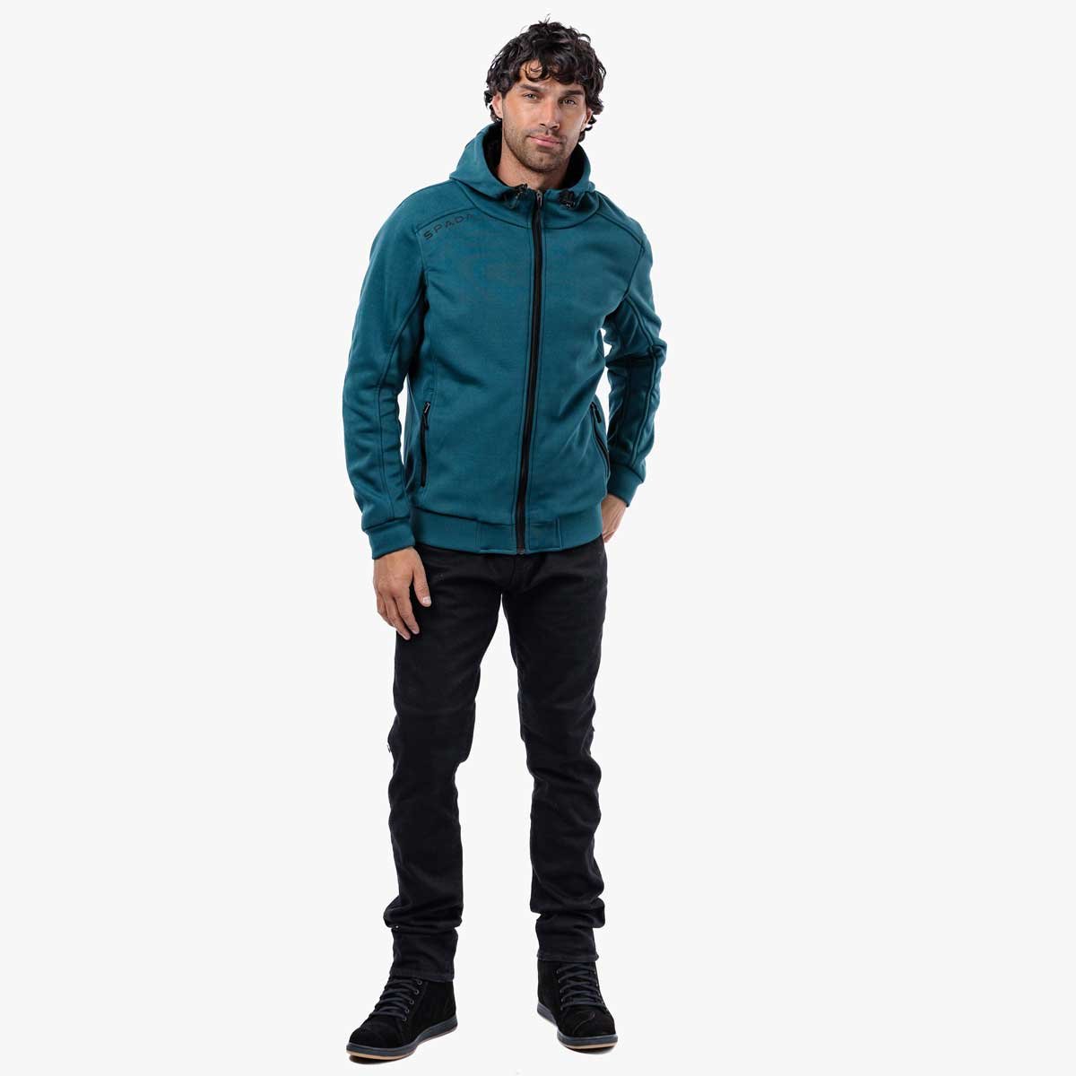 Spada Blade Zip CE Hoodie Coral - Image 3