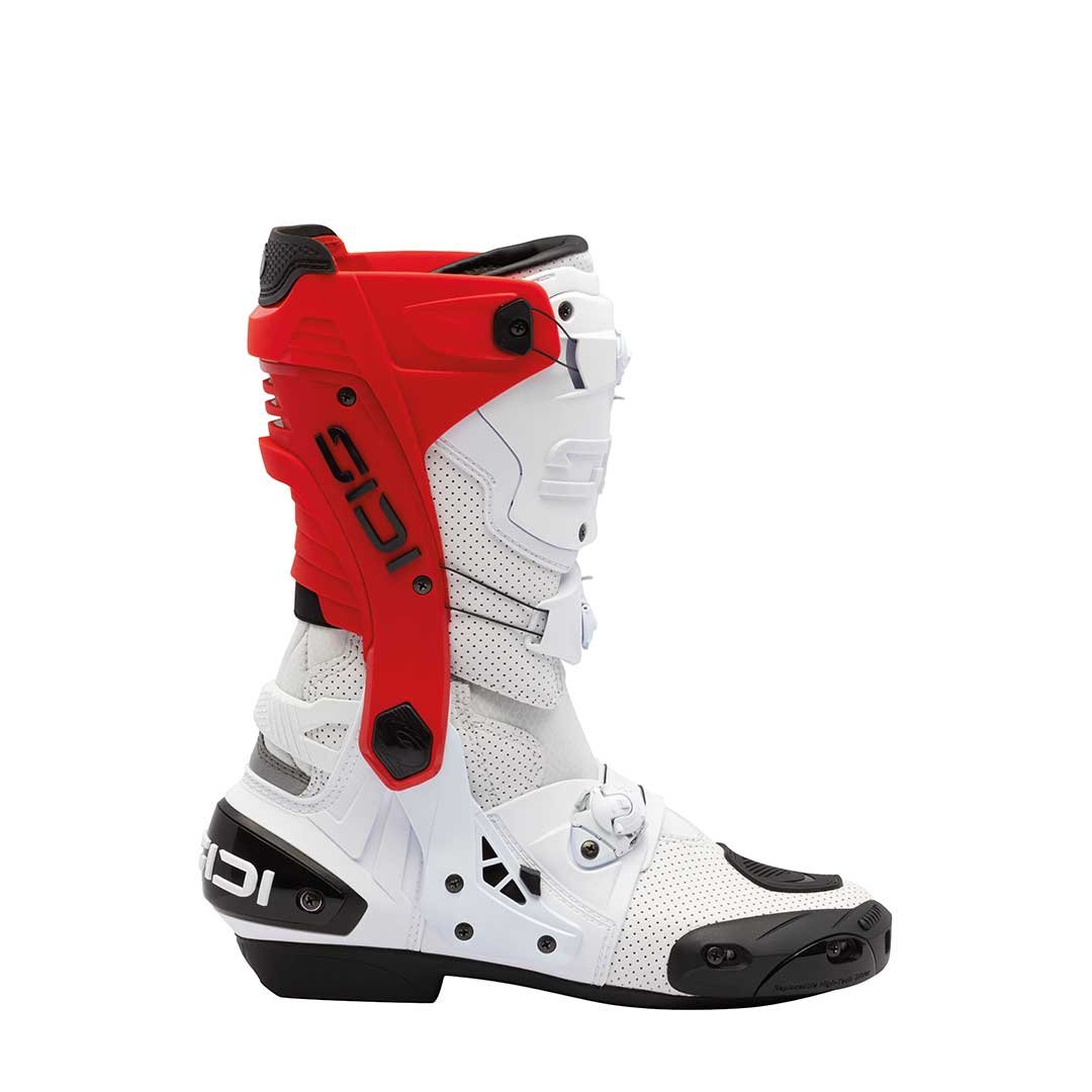 Sidi Rex Air CE Boots White/Red - Image 2