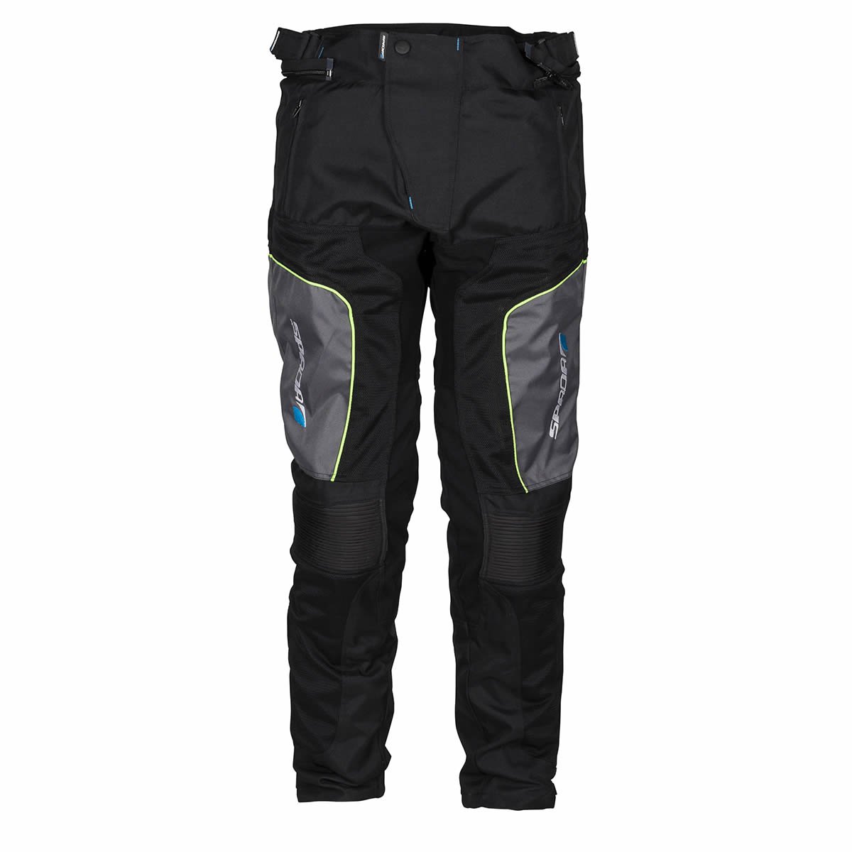 Spada Textile Trousers Air Pro 2 Black/Silver/Fluo - Image 2