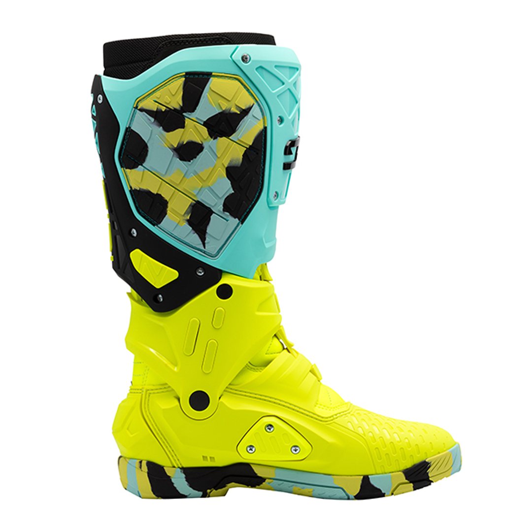 Sidi Crossair X CE Boots Mint/Fluo Yellow - Image 3
