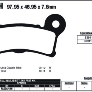 EBC Brake Pads FA605/4HH