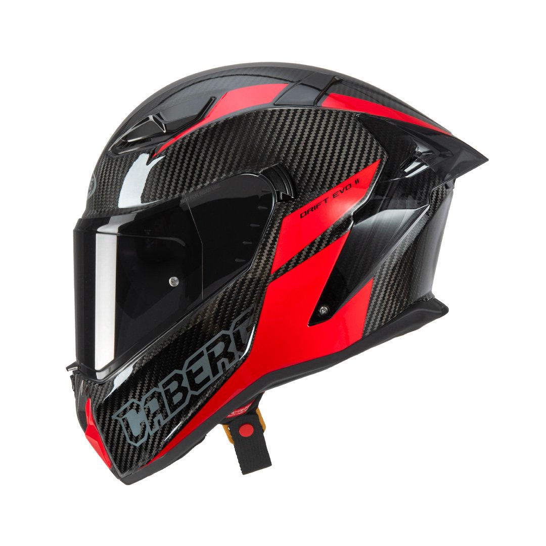 Caberg Drift Evo II Carbon Nova Red Helmet - Image 2