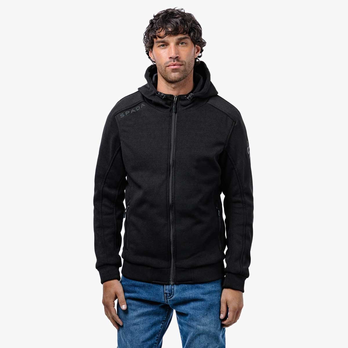 Spada Blade Zip CE Hoodie Black - Image 3