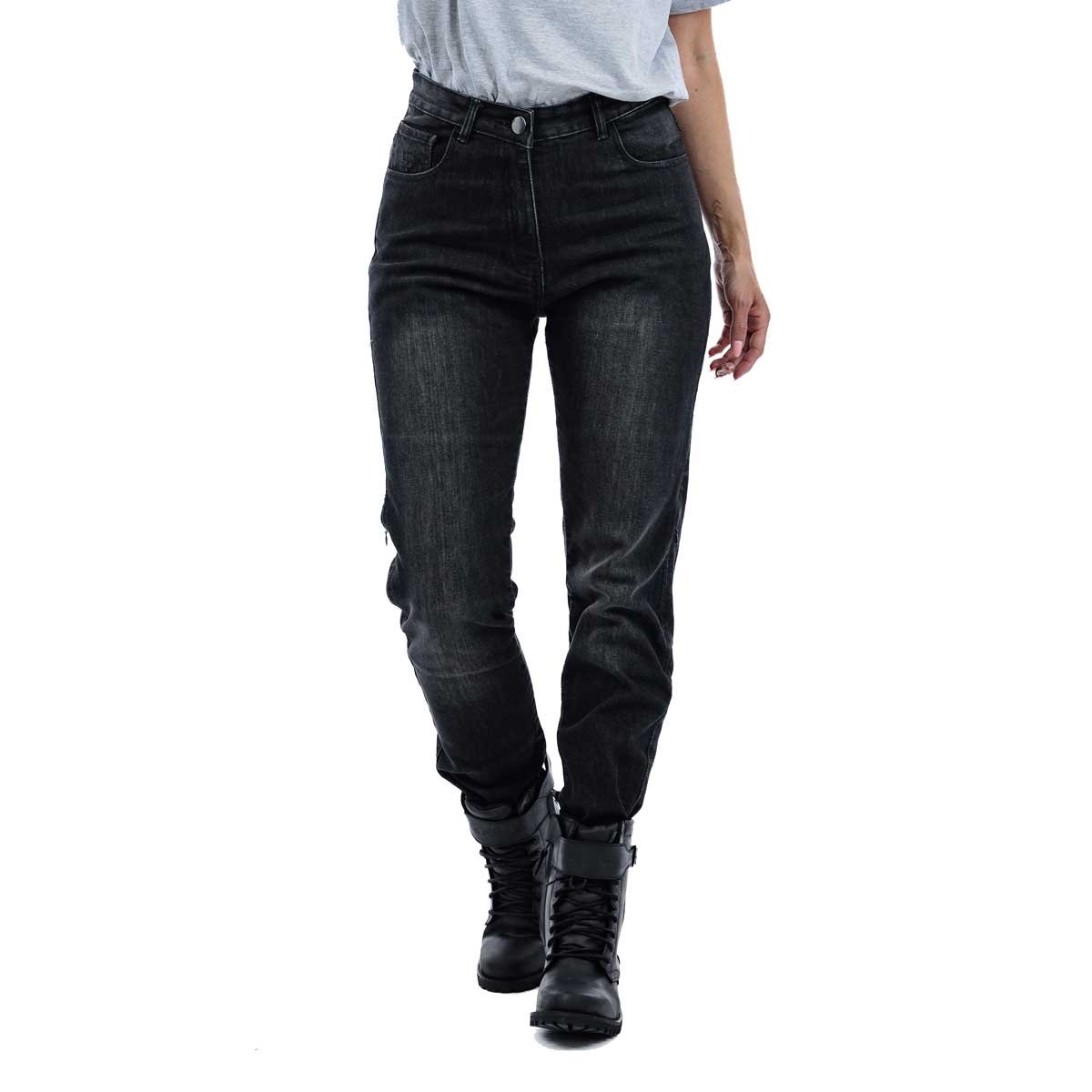 Spada Drifter CE Ladies Jeans Washed Black - Image 4