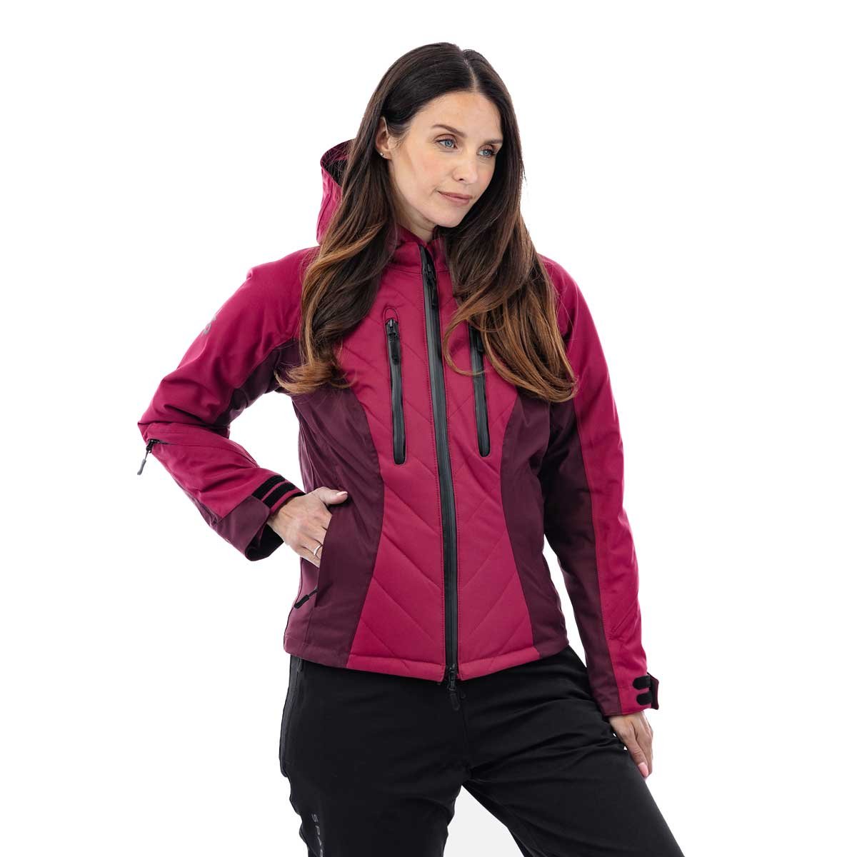 Spada Bella CE WP Quilted Jacket Port Red - Image 2