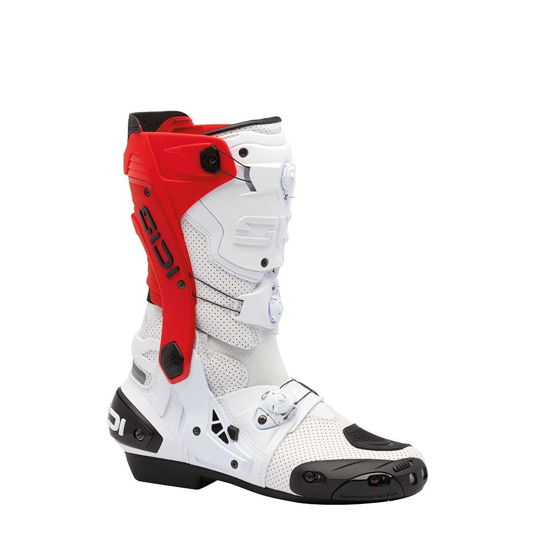 Sidi Rex Air CE Boots White/Red