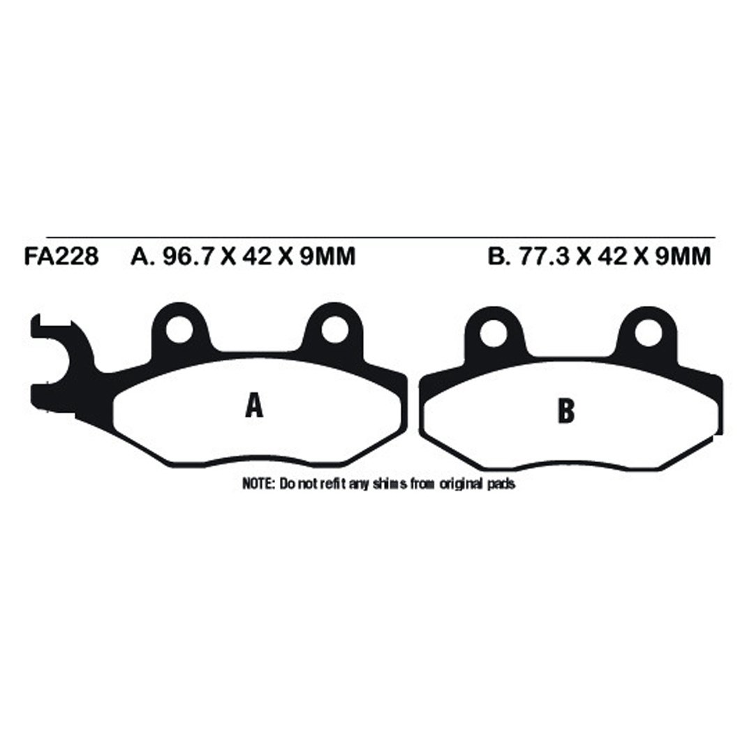 EBC Brake Pads SFA228
