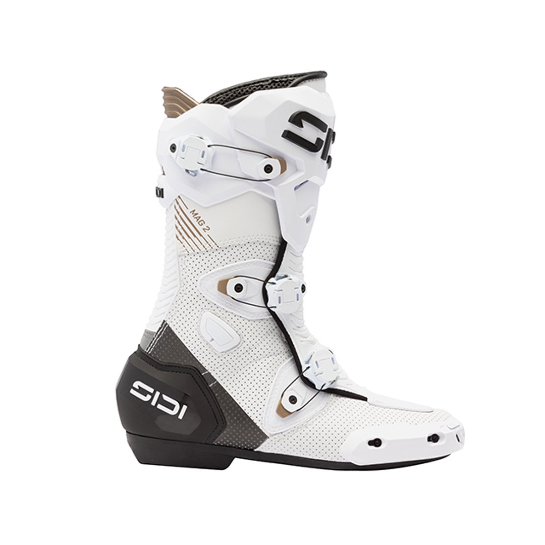 Sidi Mag 2 Air CE Boots White/Black - Image 4