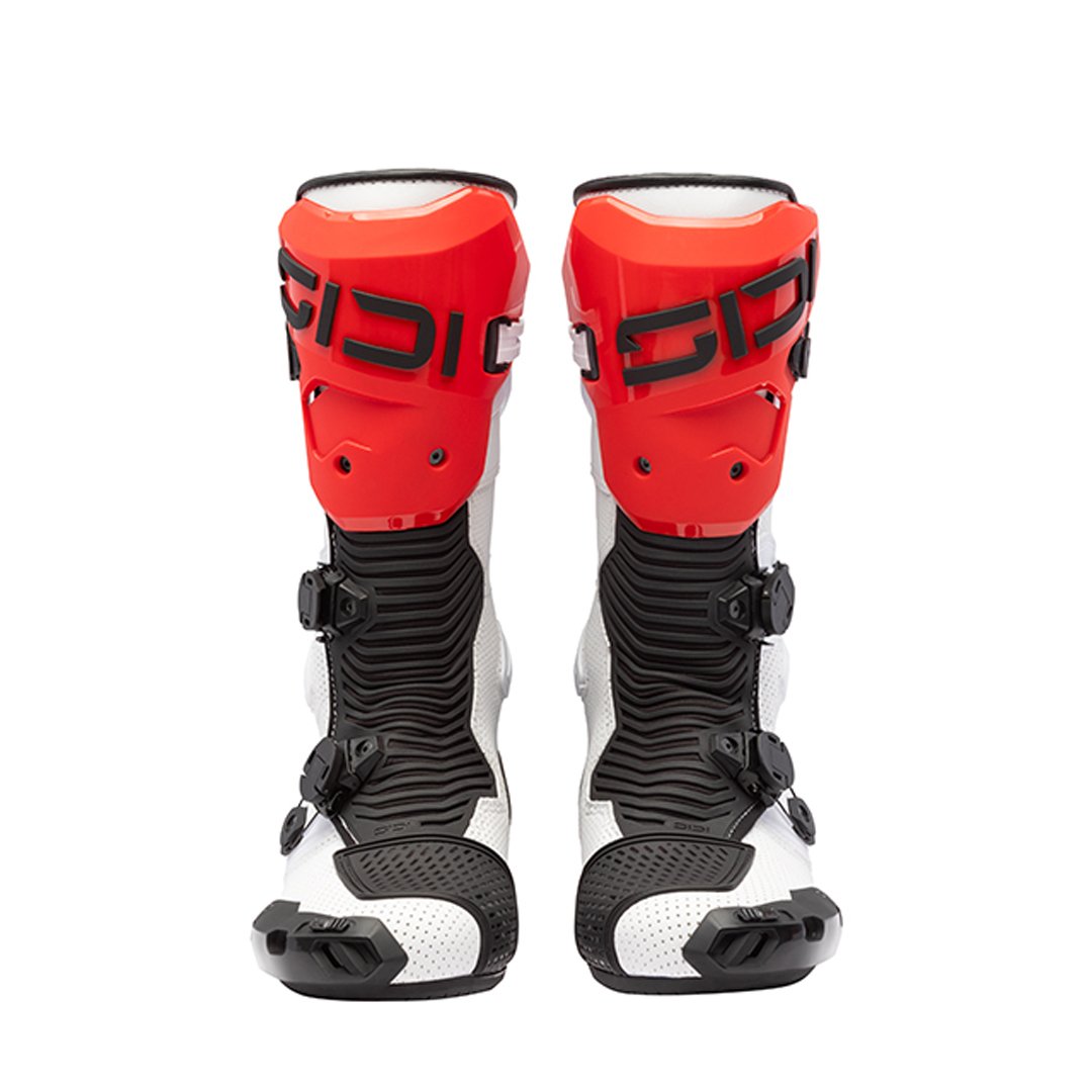 Sidi Mag 2 Air CE Boots White/Black/Red - Image 4