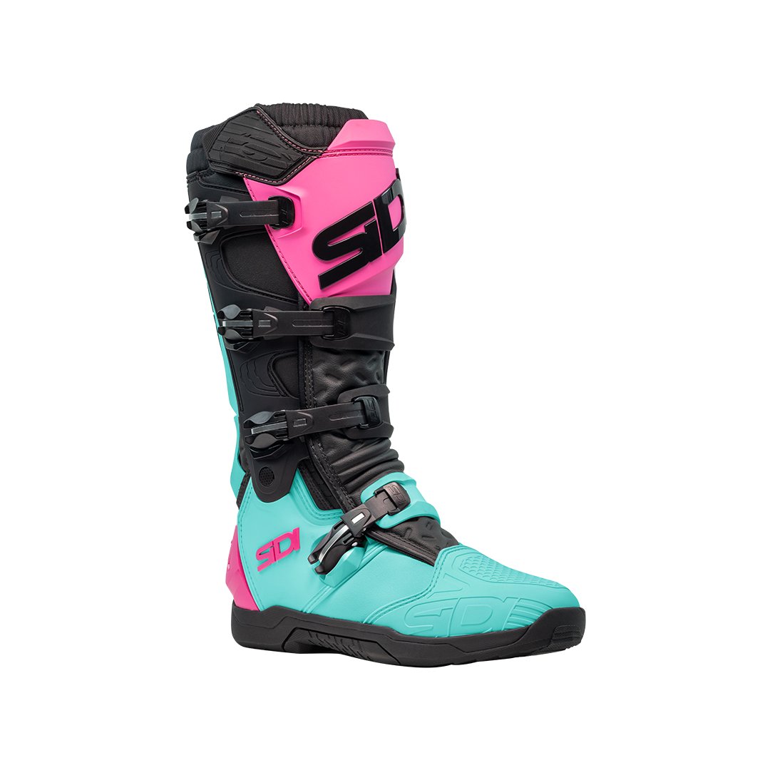 Sidi X-Power SC CE Boots Mint/Black/Pink S/O - Image 3