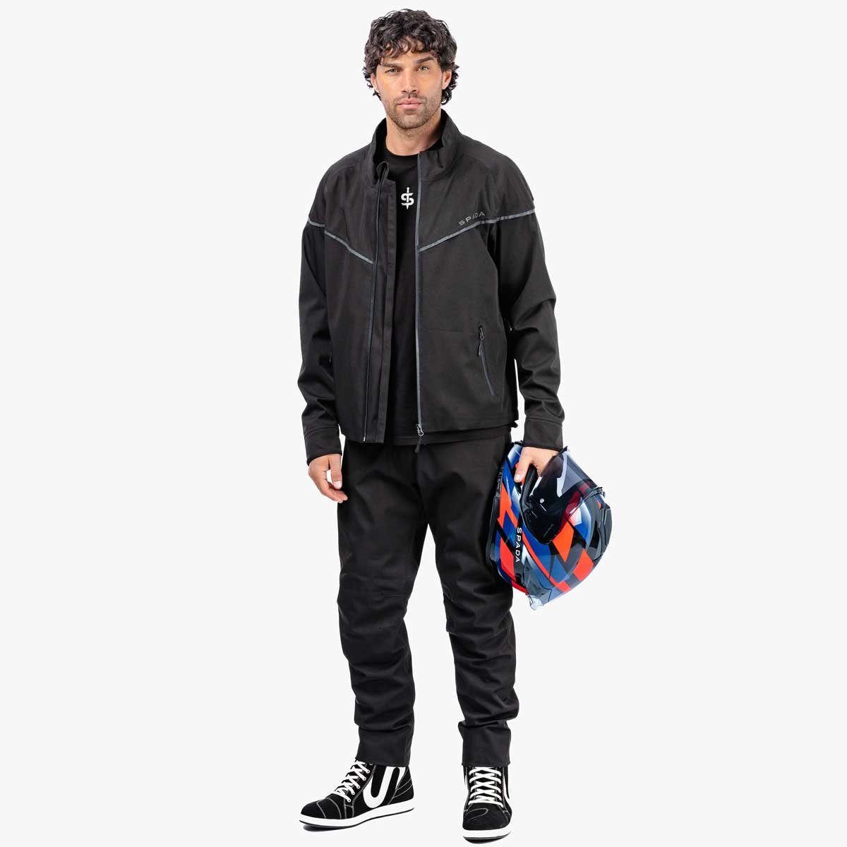 Spada Dash CE Mens Jacket Stealth Black - Image 7