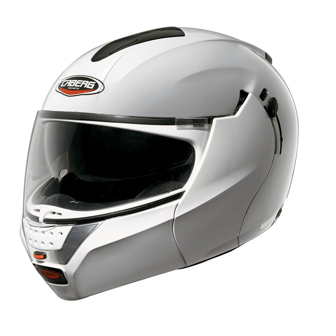 Caberg Justissimo GT White Flip Up Motorcycle Helmet - Extra Small