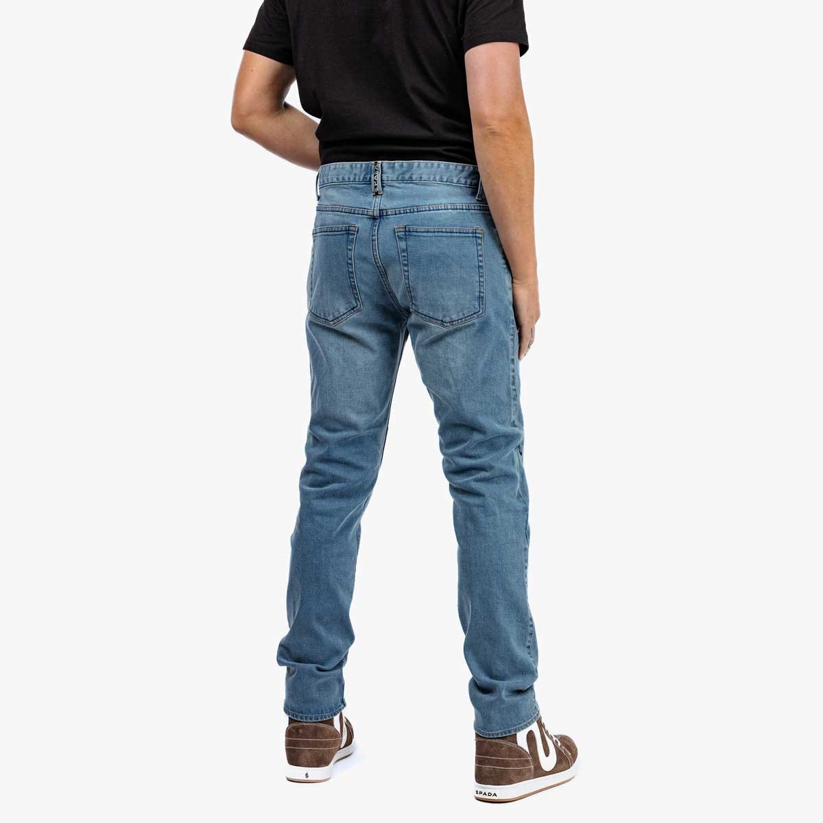 Spada Drifter CE Mens Jeans Short Leg Beach Blue - Image 5