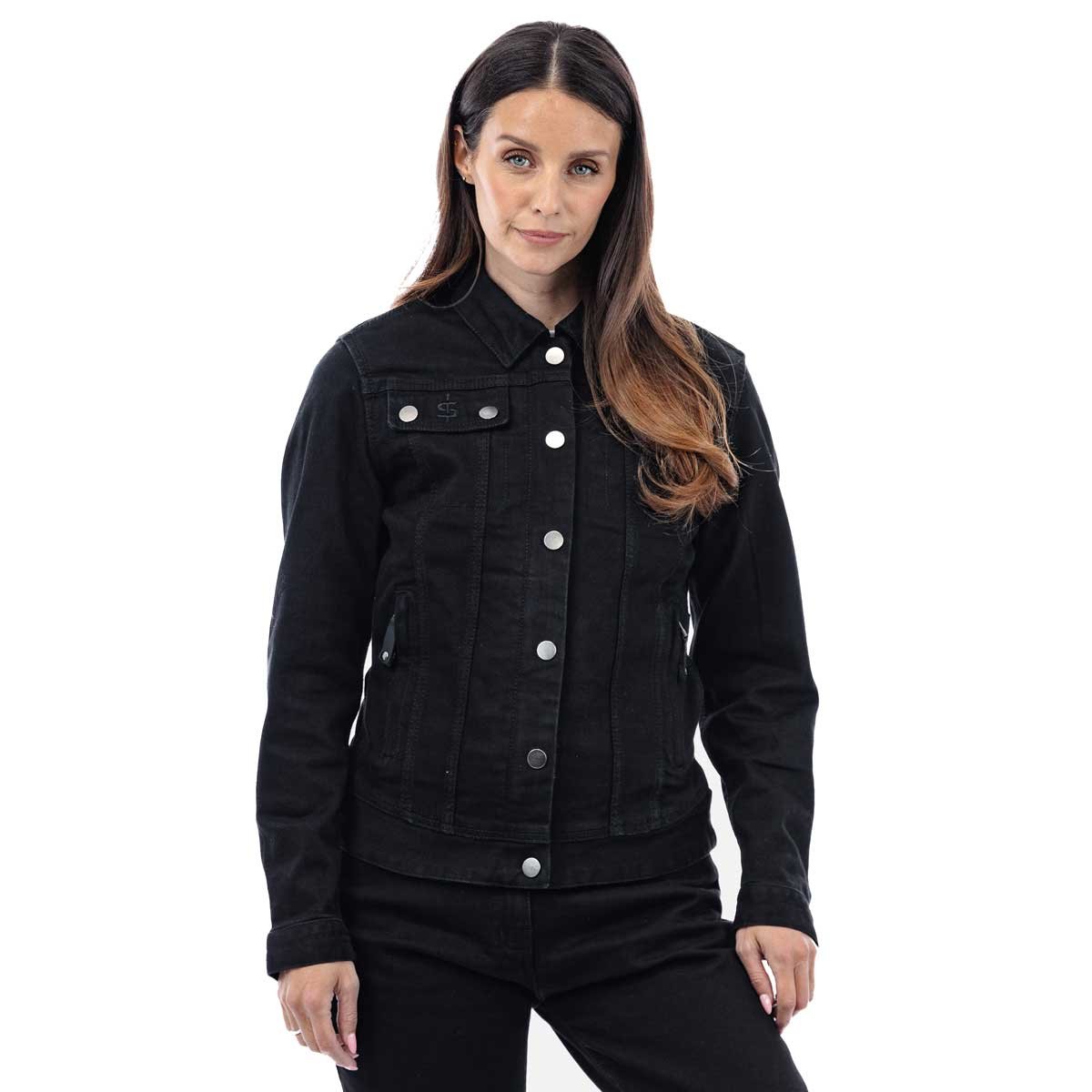 Spada Tura Trucker CE Ladies Solid Black - Image 3
