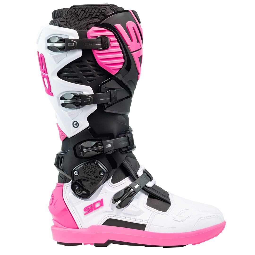 Sidi Crossfire 3 SRS CE Boots Black/White/Pink - Image 3