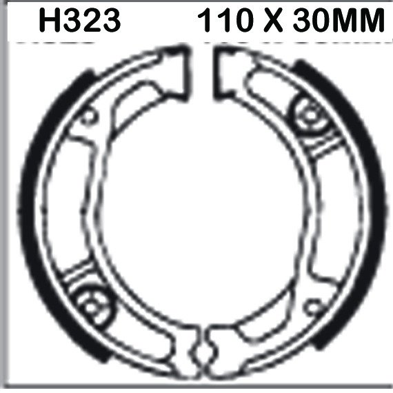 EBC Brake Shoes H323-SPECIAL ORDER