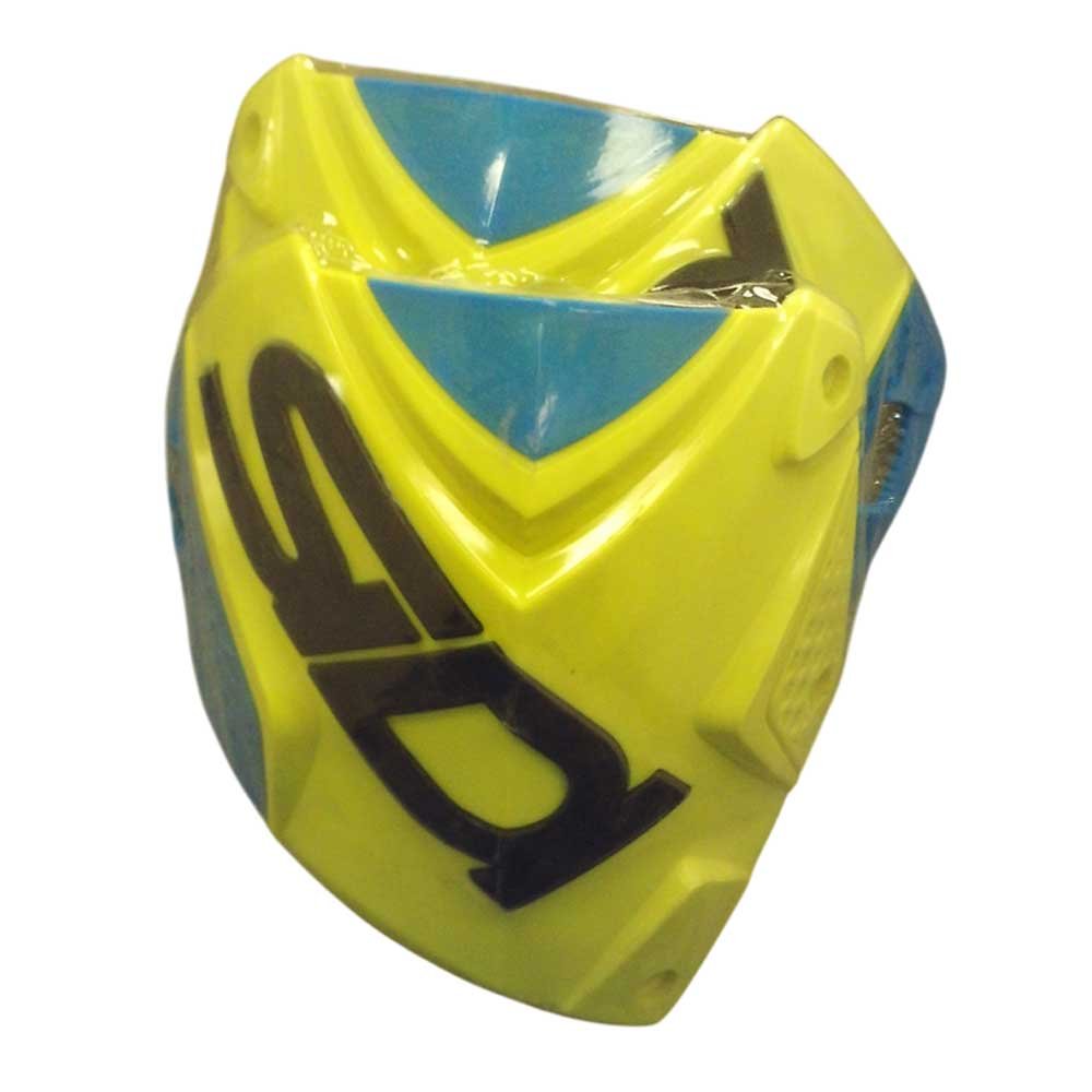 Sidi Crossfire 2 Shin Plate Yellow Fluo/Light Blue