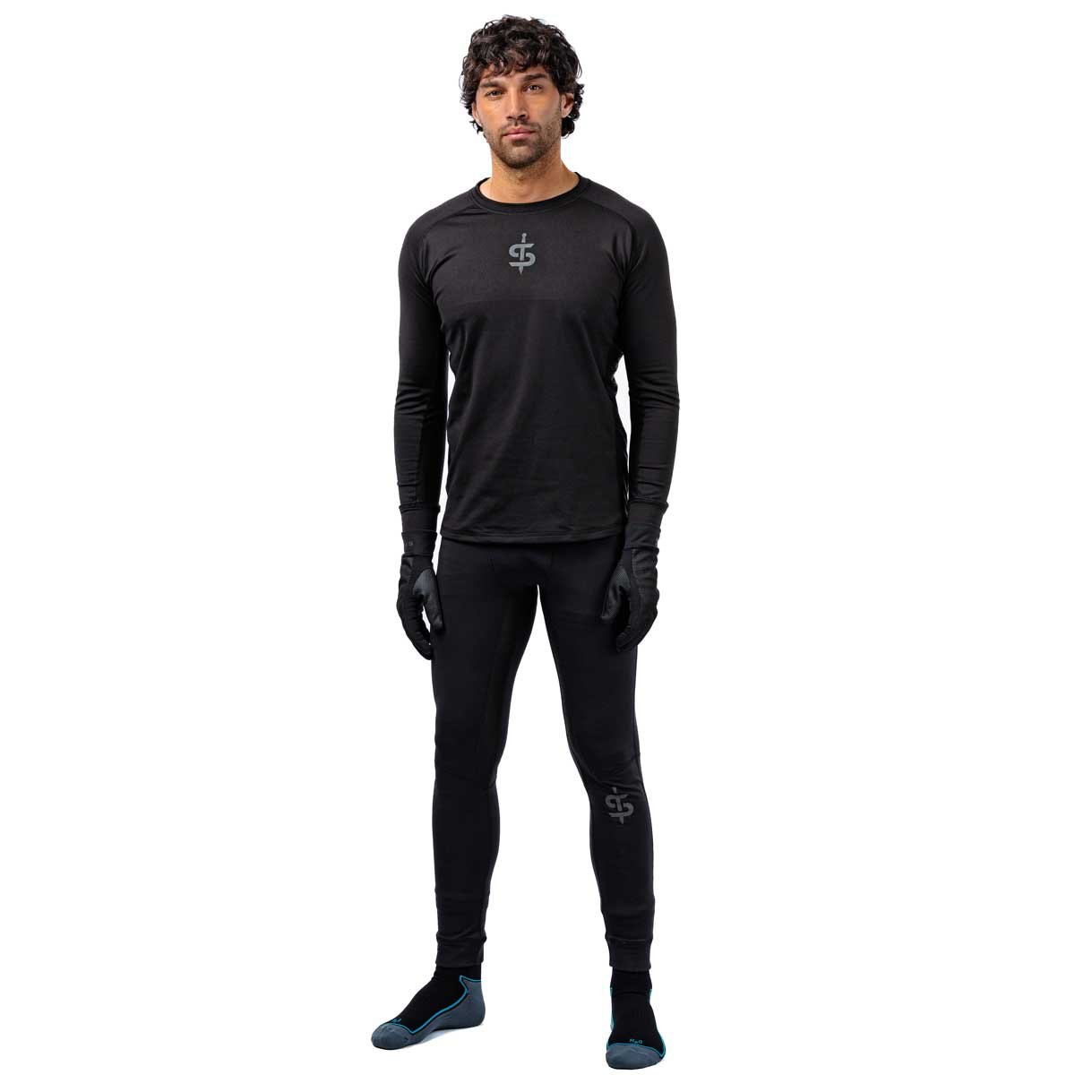 Spada Crucible Baselayer Crew LS Black - Image 3