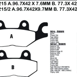 EBC Brake Pads FA215V
