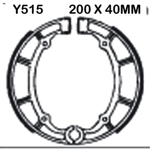 EBC Brake Shoes Y515