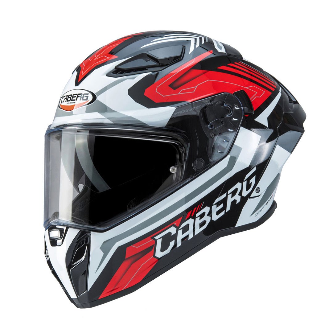 Caberg Drift Evo II Jarama Black/White/Red Full Face Motorcycle Helmet - Image 2