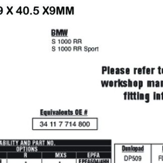 EBC Brake Pads EPFA604/4HH