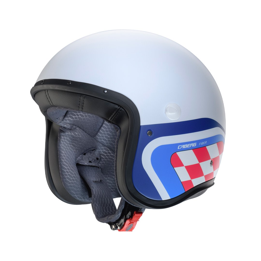 Caberg Freeride X Daytona Matt White/Blue/Red Helmet