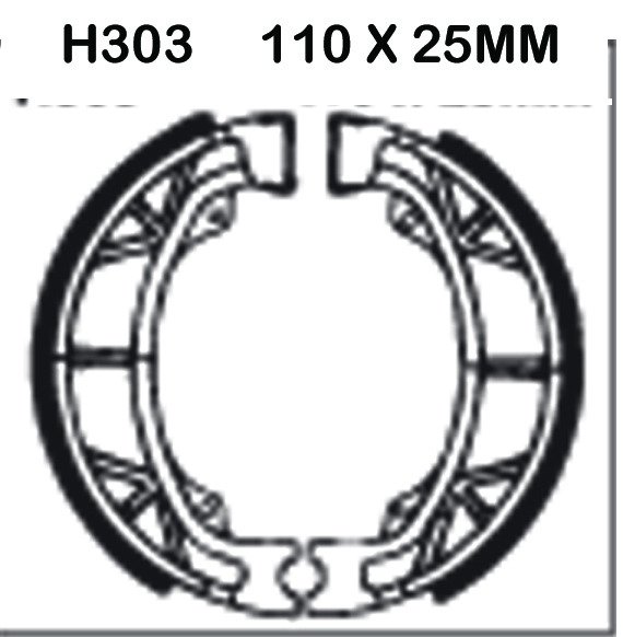 EBC Brake Shoes H303