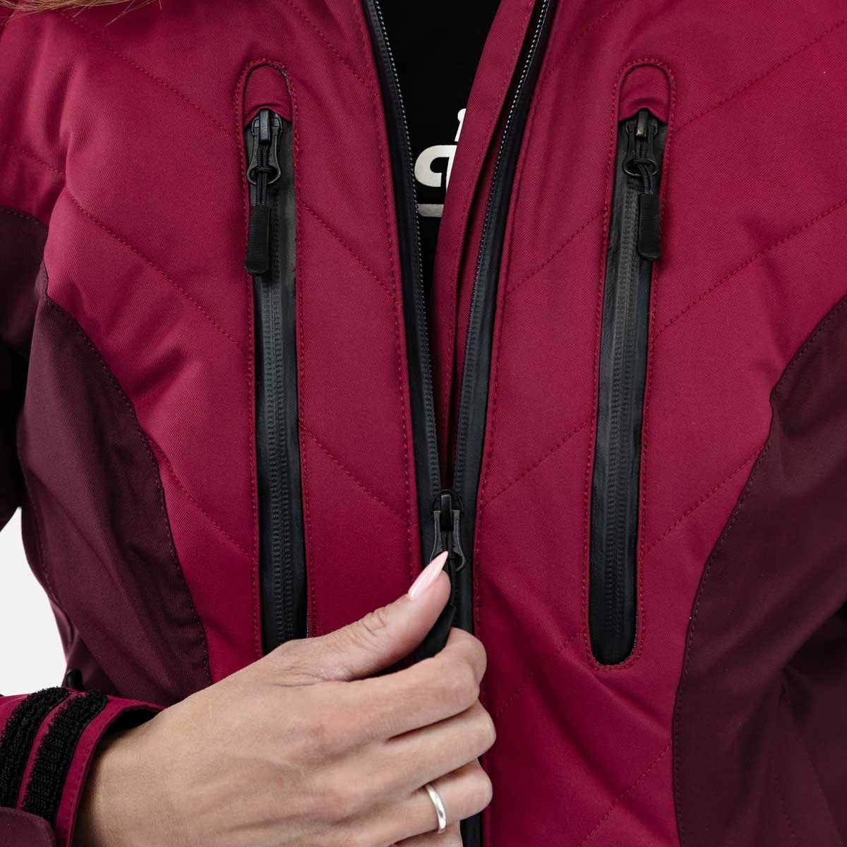 Spada Bella CE WP Quilted Jacket Port Red - Image 15