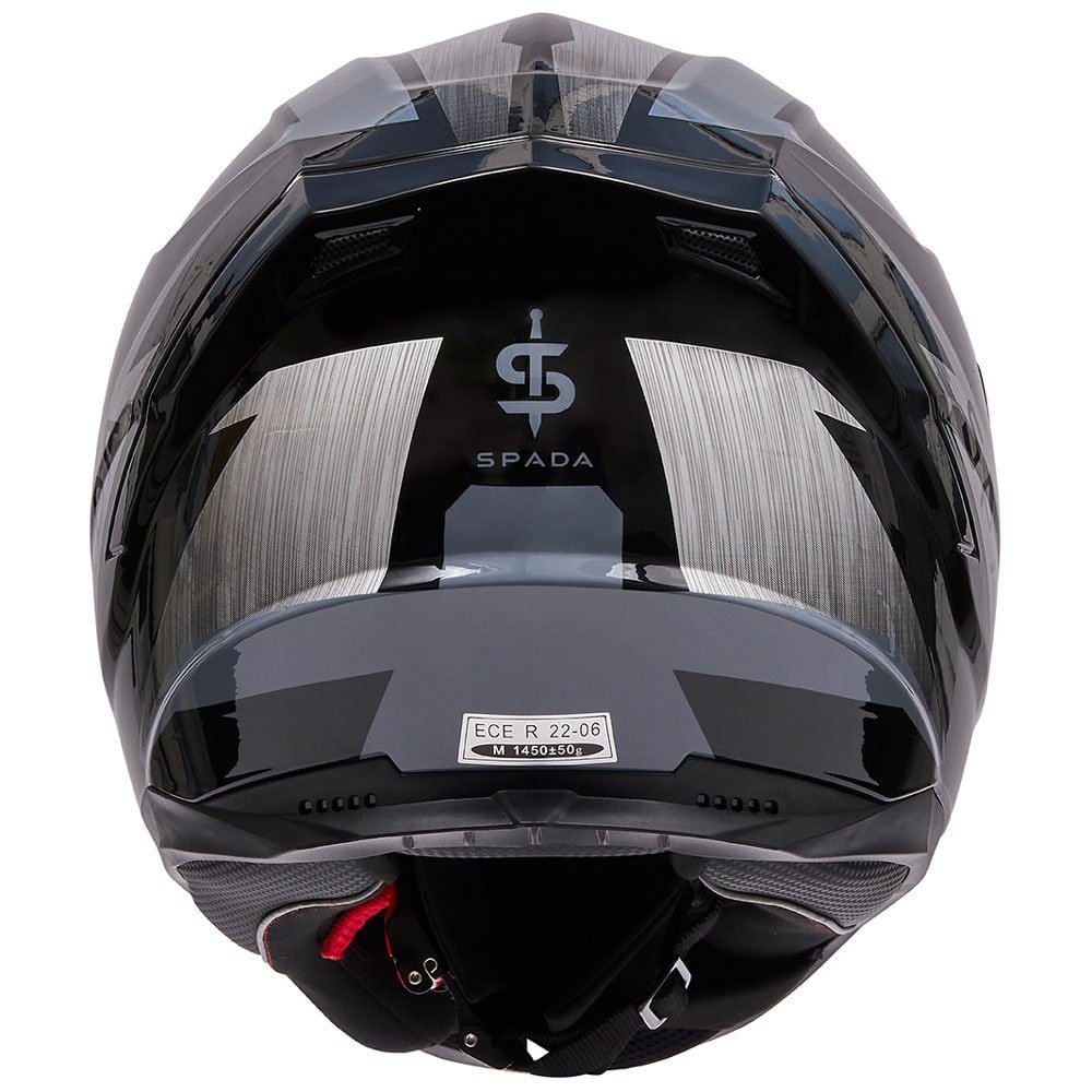 Spada Raiden 2 Thunder Black/Grey Helmet - Image 3