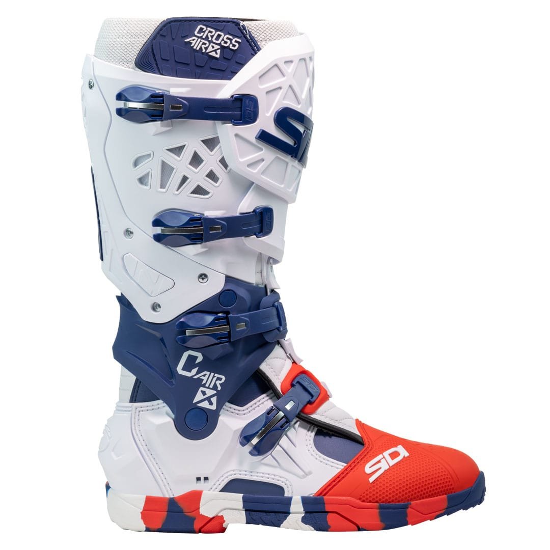 Sidi Crossair X CE Boots White/Navy/Red - Image 3